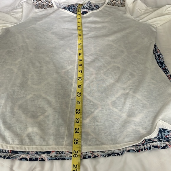 PrAna boho Chic Mandala Jivani Top Long Sleeves mosaic pattern athleisure Medium - Picture 12 of 12